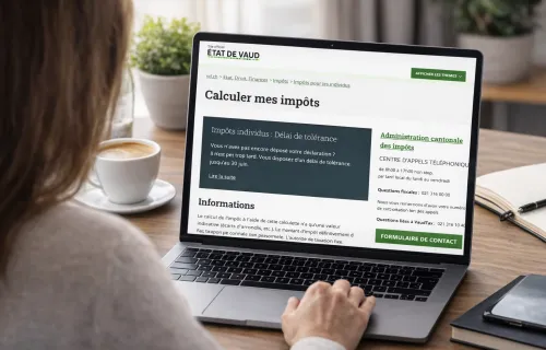 Personne sur le simulateur de calcul d'impôt